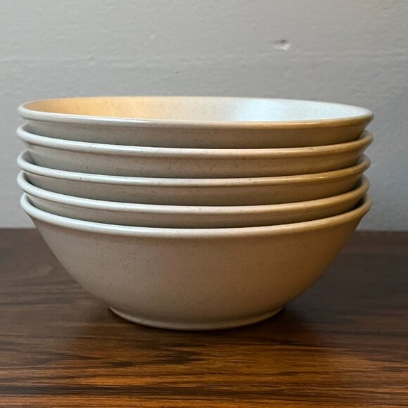 Noritake Folkstone 5 Cereal Bowls Happy Time 8541 Genuine Stoneware Red Flower - Picture 7 of 10